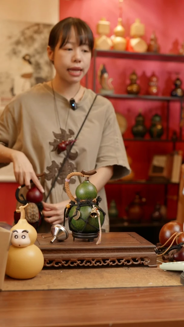 【闪购商品】105号精品天然大漆工艺防渗内胆酒葫芦~