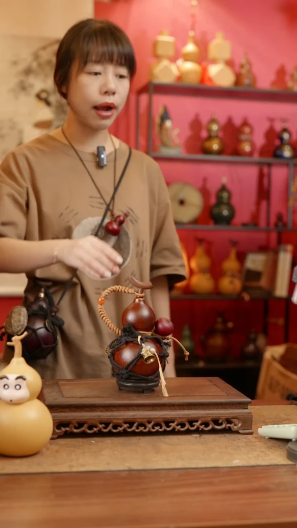 【闪购商品】159号精品天然大漆工艺防渗内胆酒葫芦~