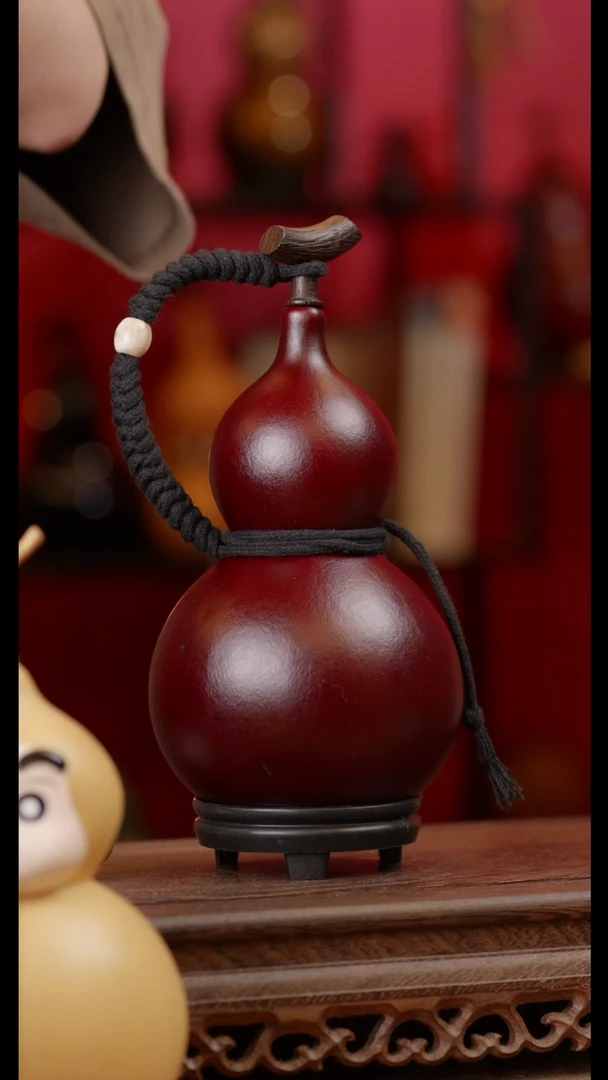 【闪购商品】79号精品天然大漆工艺防渗内胆酒葫芦~