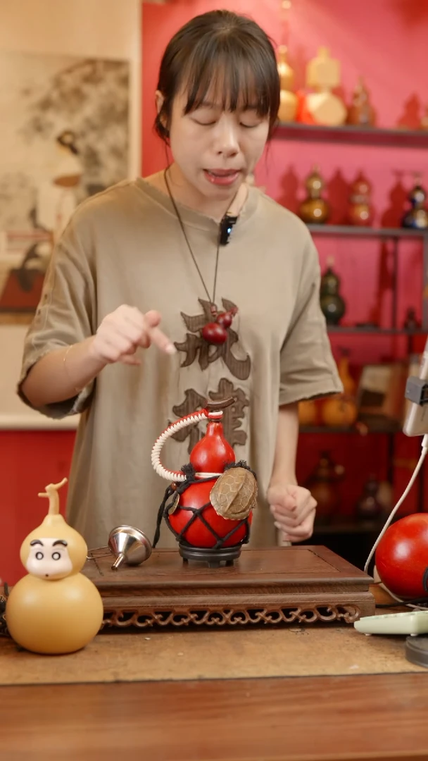 【闪购商品】155号精品天然大漆工艺防渗内胆酒葫芦~