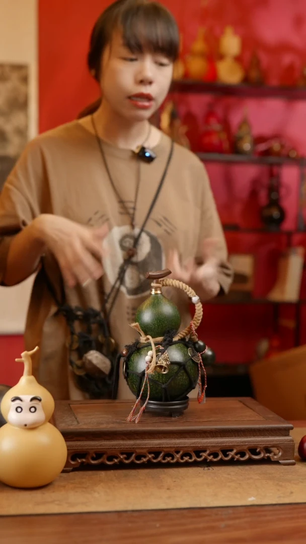 【闪购商品】精品天然大漆工艺防渗内胆酒葫芦~210