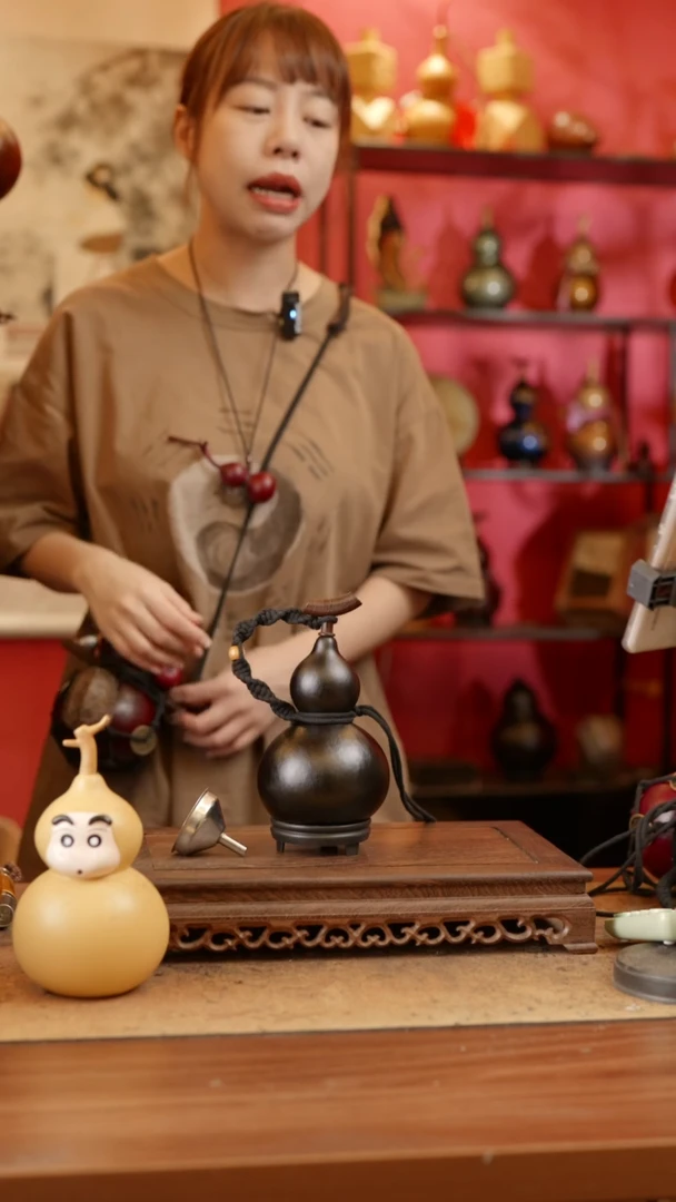 【闪购商品】33号精品天然大漆工艺防渗内胆酒葫芦~