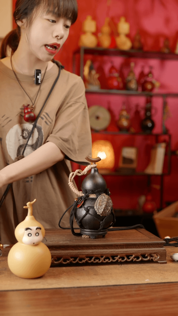 【闪购商品】精品天然大漆工艺防渗内胆酒葫芦~36