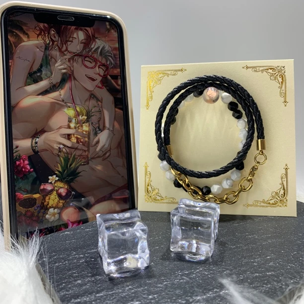 钛钢手链 查理苏太阳耀斑手链百搭光与夜之恋周边手工饰品二创
