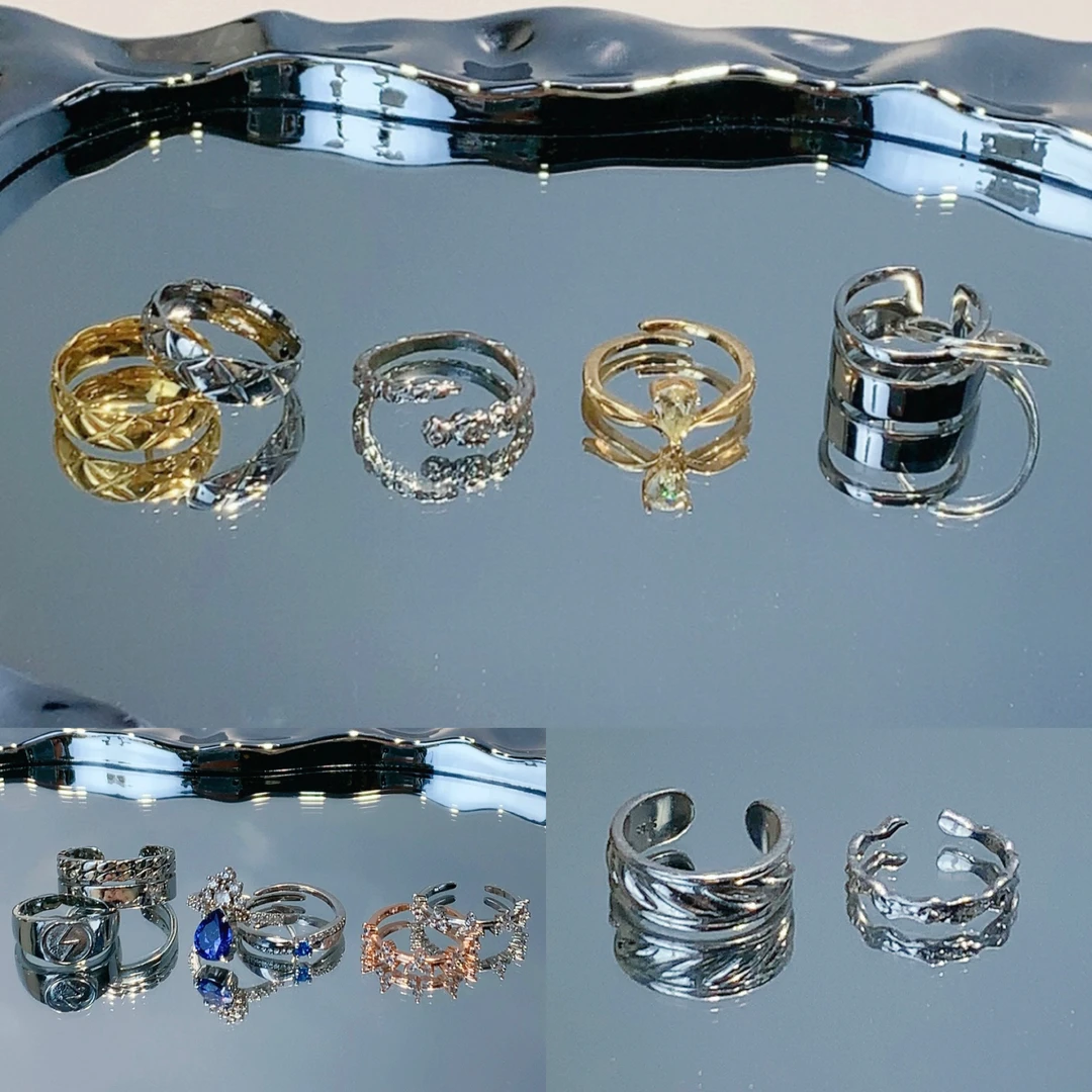 铜合金戒指 【直播戒指】萧逸齐司礼夏鸣星戒指戒指饰品可调节戒指