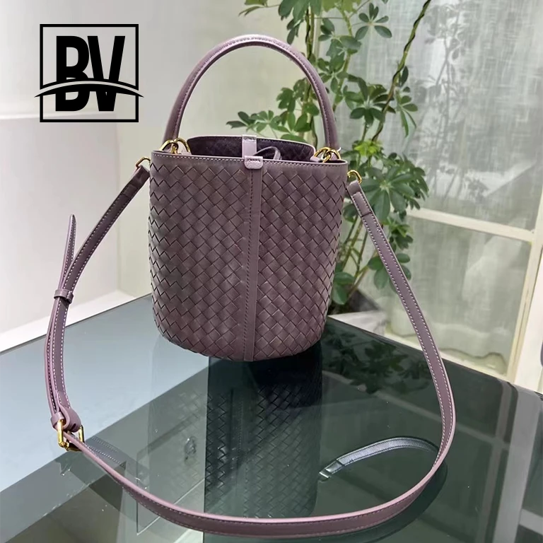 【孙俪专属】女包编织绵羊皮单肩手提包8012