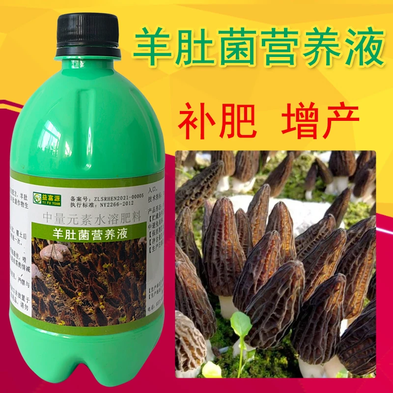 羊肚菌营养液增产水溶肥多产增菌丝增产外援肥专用提高菌肥催菇