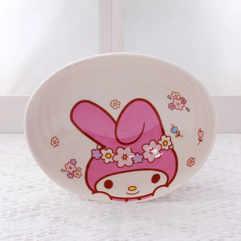TKW卡通美乐蒂陶瓷碗印花大碗汤碗面碗家用水果碗饭碗汤盆餐具