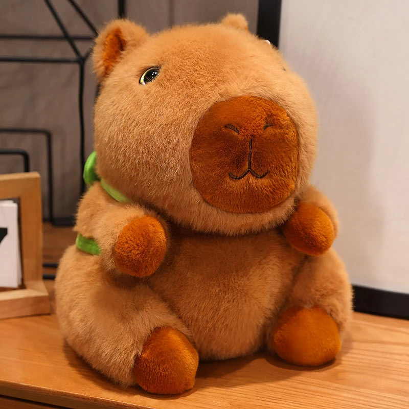 卡皮巴拉公仔玩偶毛绒玩具抱枕土拨鼠水豚七夕情人节卡皮巴拉玩偶