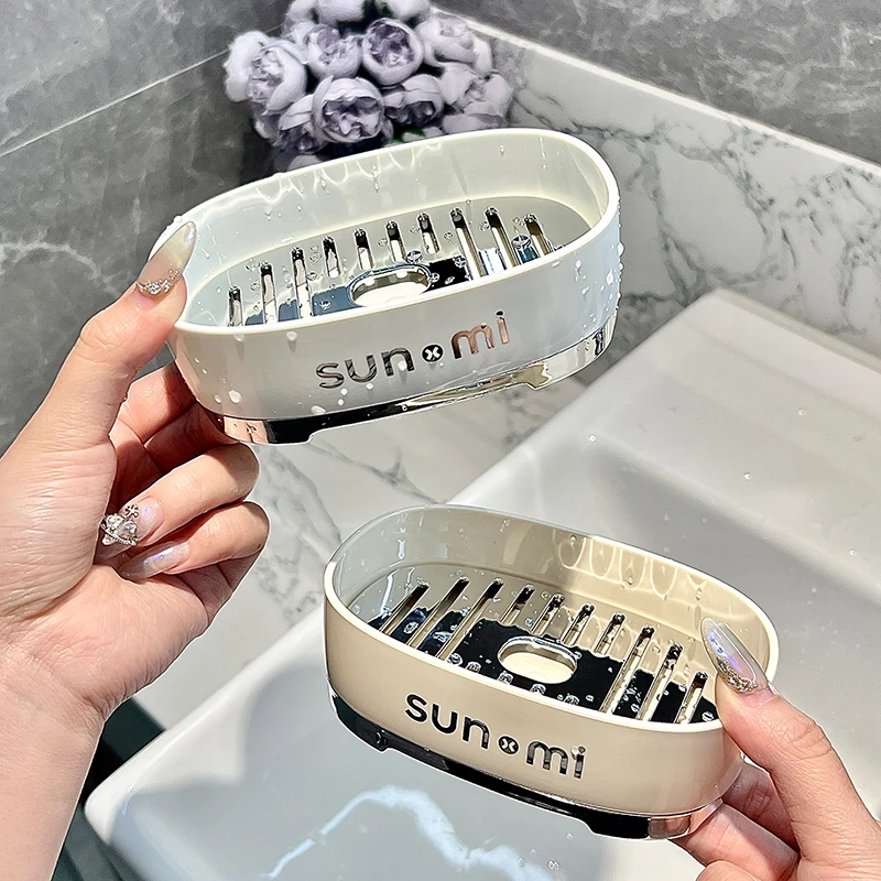 卫生间创意沥水肥香皂盒漂亮网红厕所洗衣皂收纳置物架子家用高档