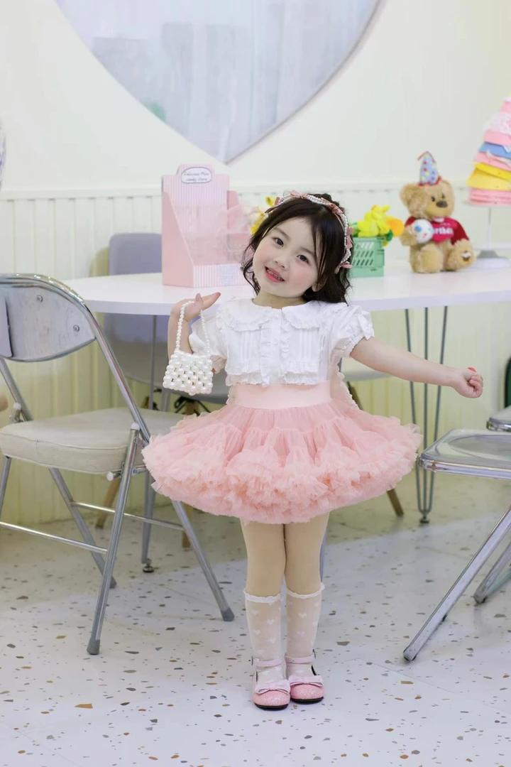 原创兔兔裙半裙幼儿园儿童蕾丝甜美女孩洋气童装洋气宝宝女童裙子