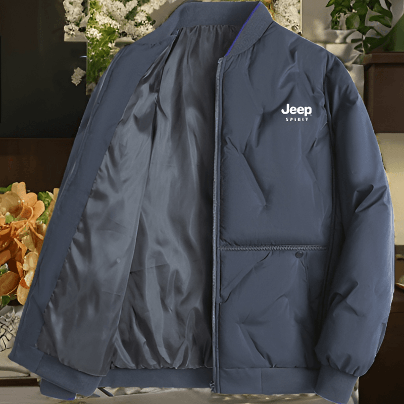JEEP吉普棉衣男冬季新款棒球领面包服短款棉服夹克男大码加厚保暖