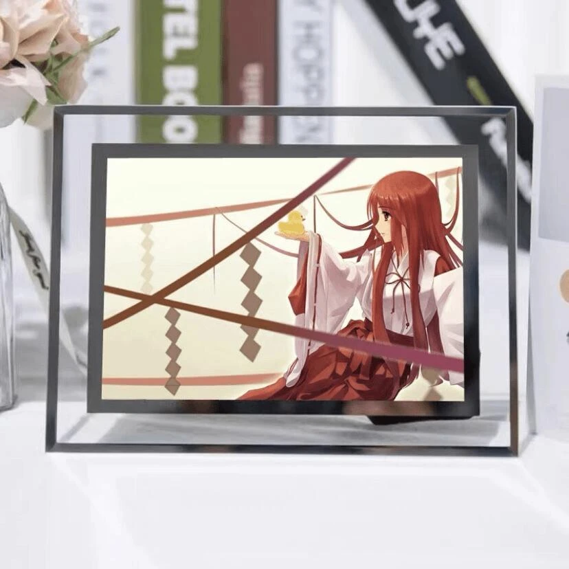 龙族黑夜之潮上杉绘梨衣路明非楚子航周边水晶相框摆件礼物定制