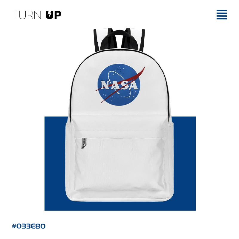 NASA联名TURNUP双肩包高中生大学生书包女生初中生旅行包电脑背包