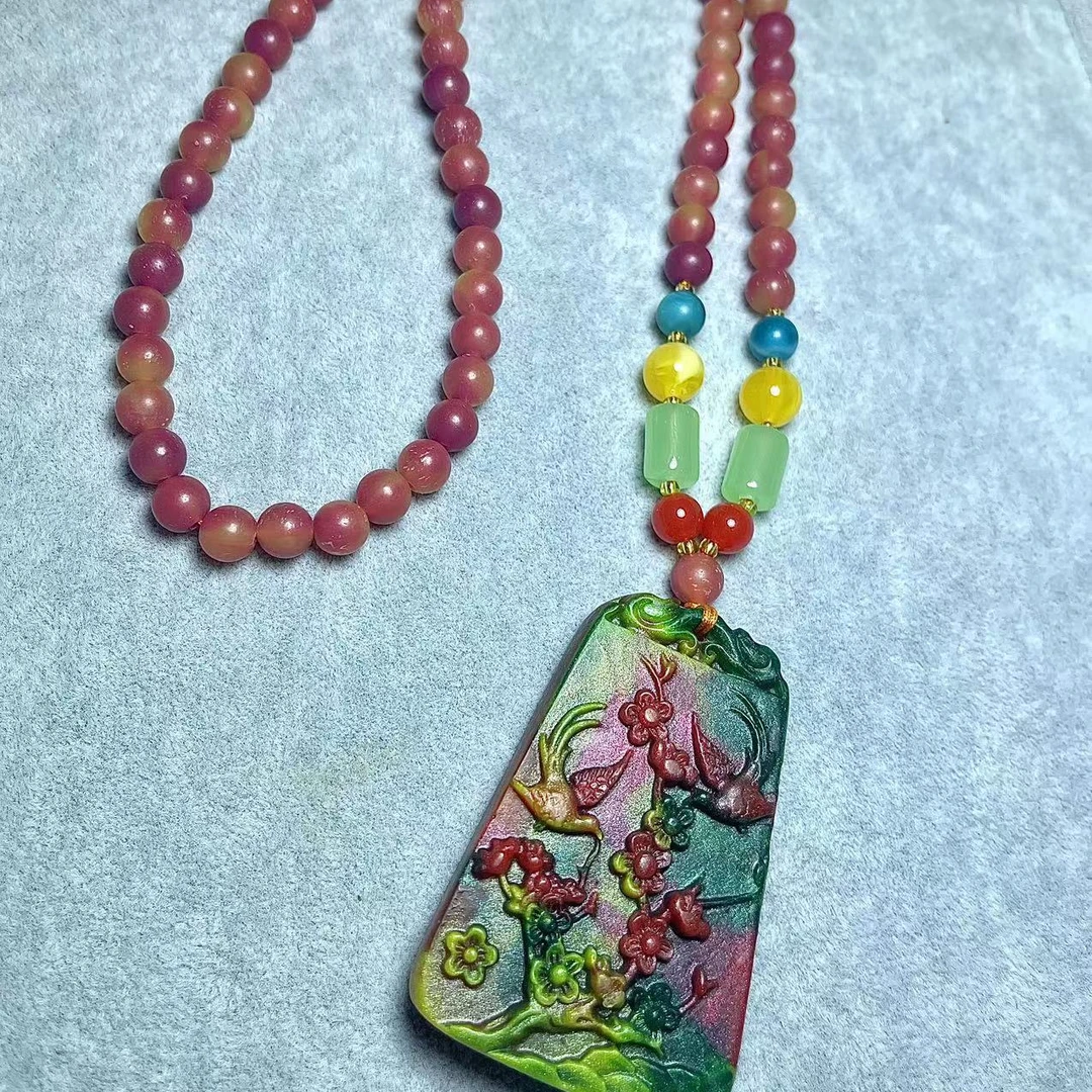 非金属吊坠 海古紫吊坠1247