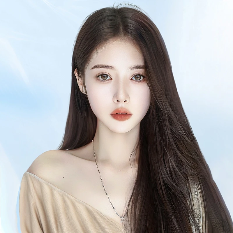 【加长版递针-直/卷】假发女轻薄递针全真人发丝自然高端时尚假发套