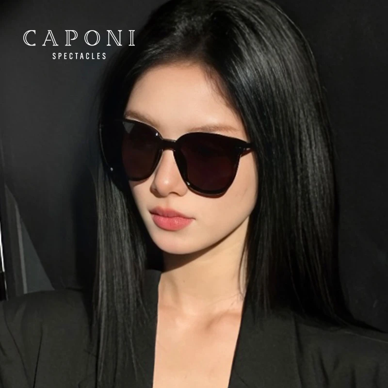 CAPONI墨镜女款2024新款大框适合方圆脸防紫外线晒太阳镜高级感女