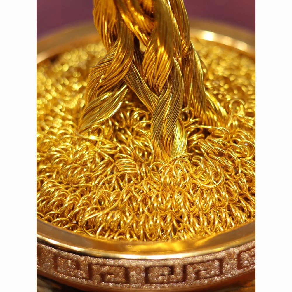 【优质厂家】铝线手工编织工艺品摇钱树发财树玄关招财摆件DIY铁