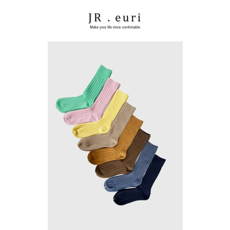 【100绵羊毛】秋冬加厚保暖中筒羊毛袜-MY4182