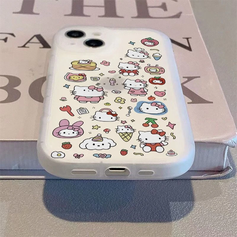 多样kt苹果15手机壳iPhone14ProMax女13/7/8P/12/xr防摔X软壳11