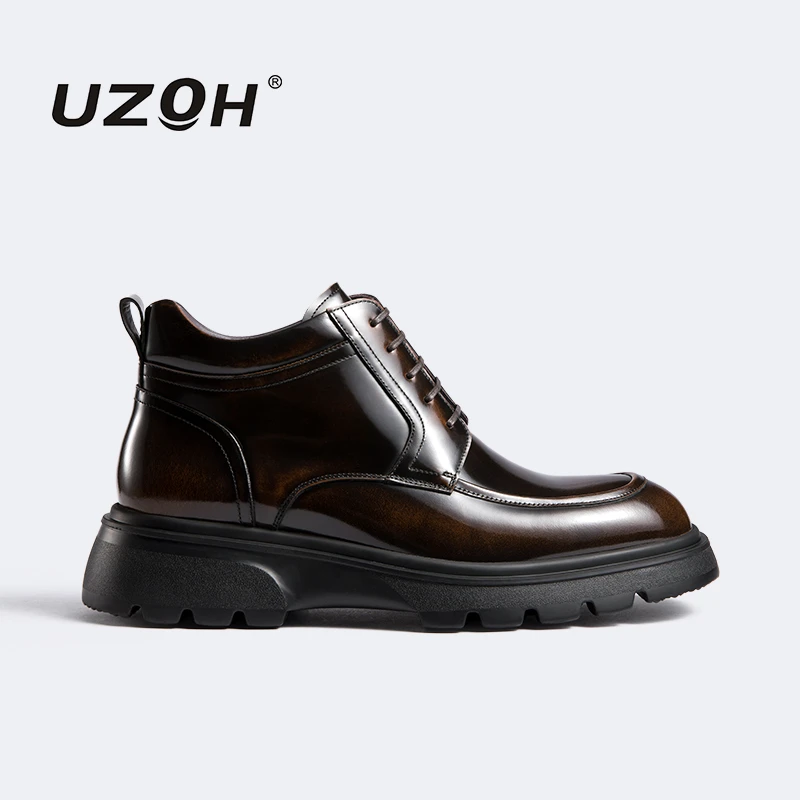 【顺丰包邮】真皮马丁靴男款拉链高帮皮鞋英伦时尚商务短靴休闲皮靴