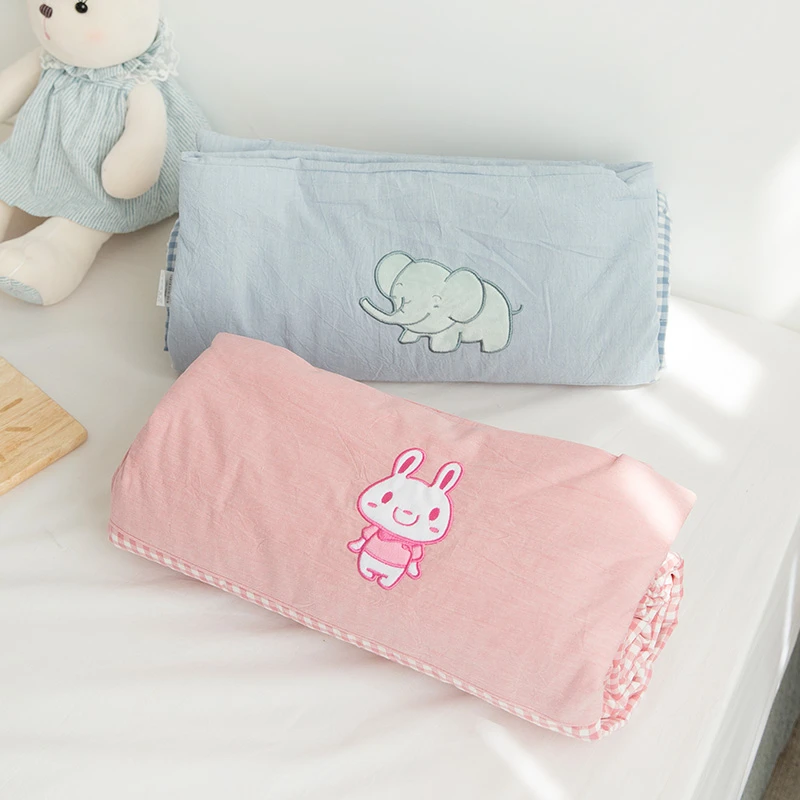 [天竺优选]-100%纯棉水洗棉儿童被学生幼儿园保暖冬舒适