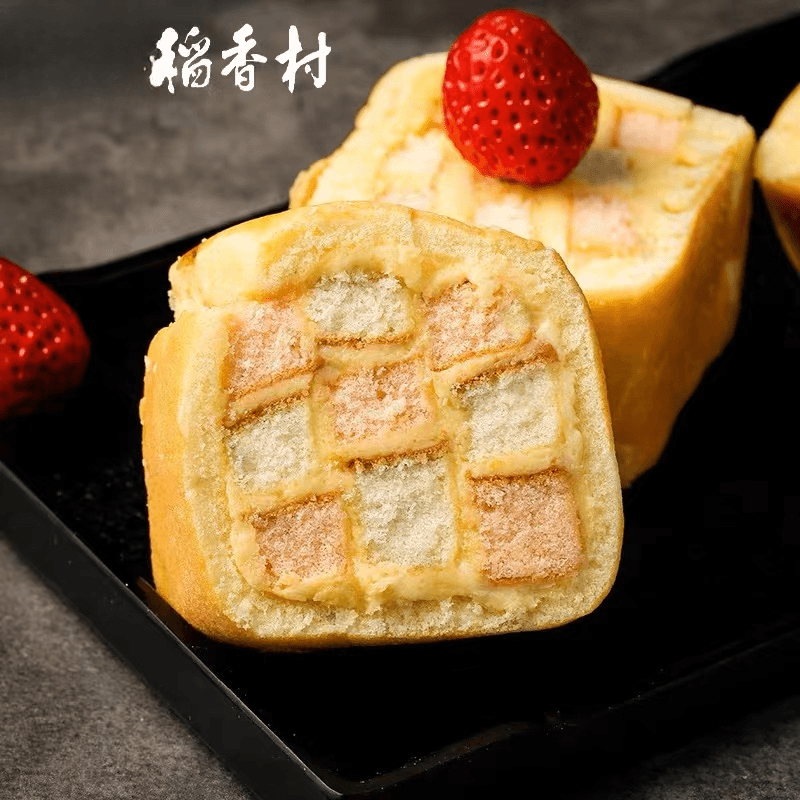 三禾【稻香村】五花蛋糕2块或4块装早餐下午茶饭后甜点小零食传统