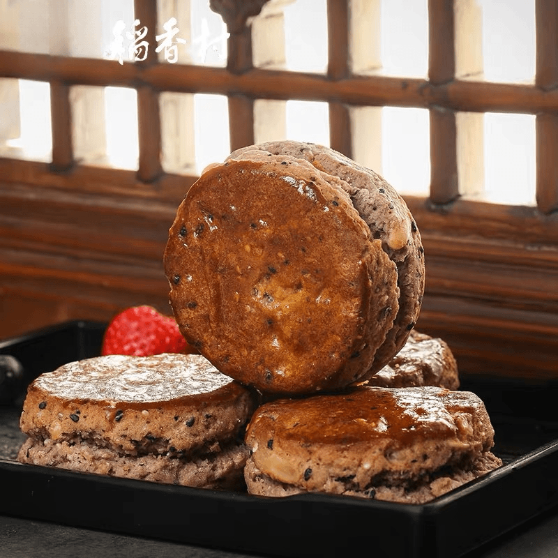三禾【稻香村】传统糕点糖醇杂粮酥饼4块或8块点心小吃下午茶