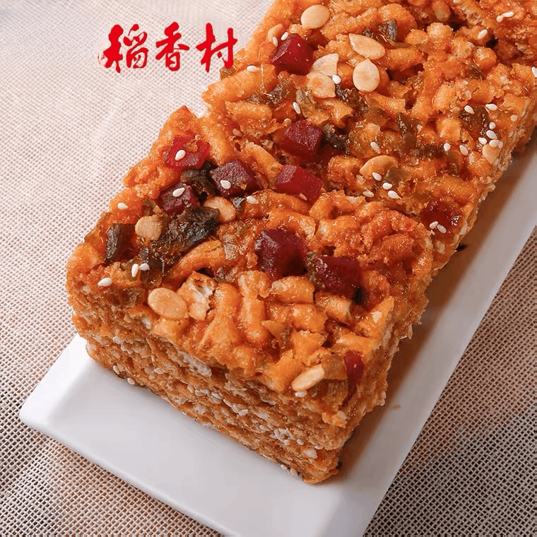 三禾【稻香村】糕点点心 红萨其马300克早餐下午茶休闲零食小吃
