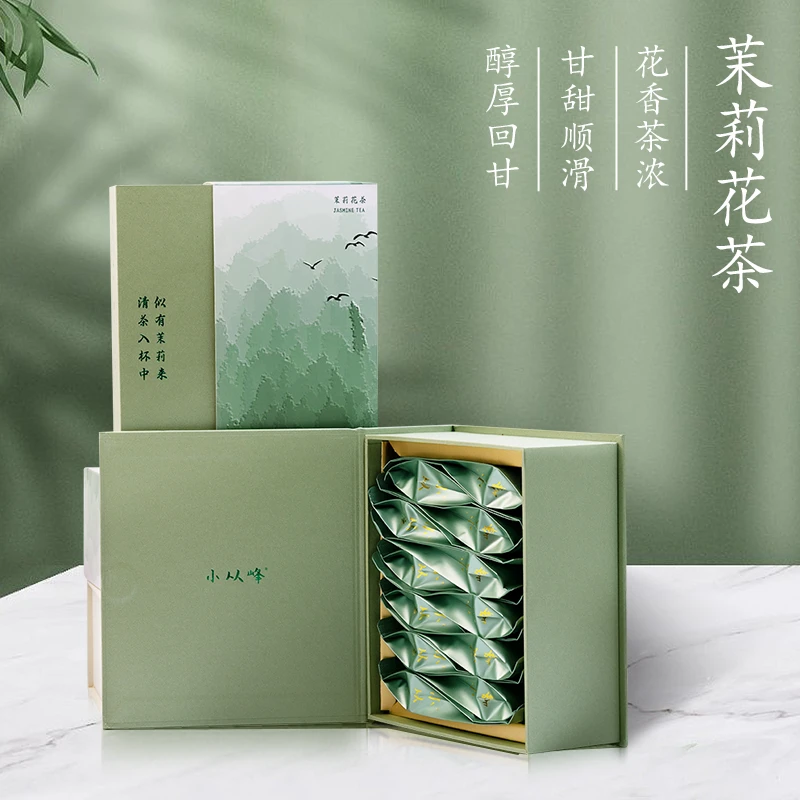 小从峰小从峰茉莉花茶中秋送礼佳品茶香醇厚好茶精选【赠礼袋】
