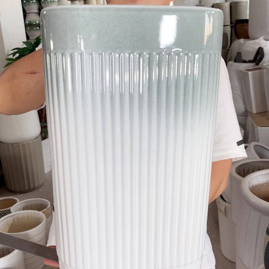 【闪购商品】陶瓷20CM（含）-50CM（不含）口径25-40不带托盘