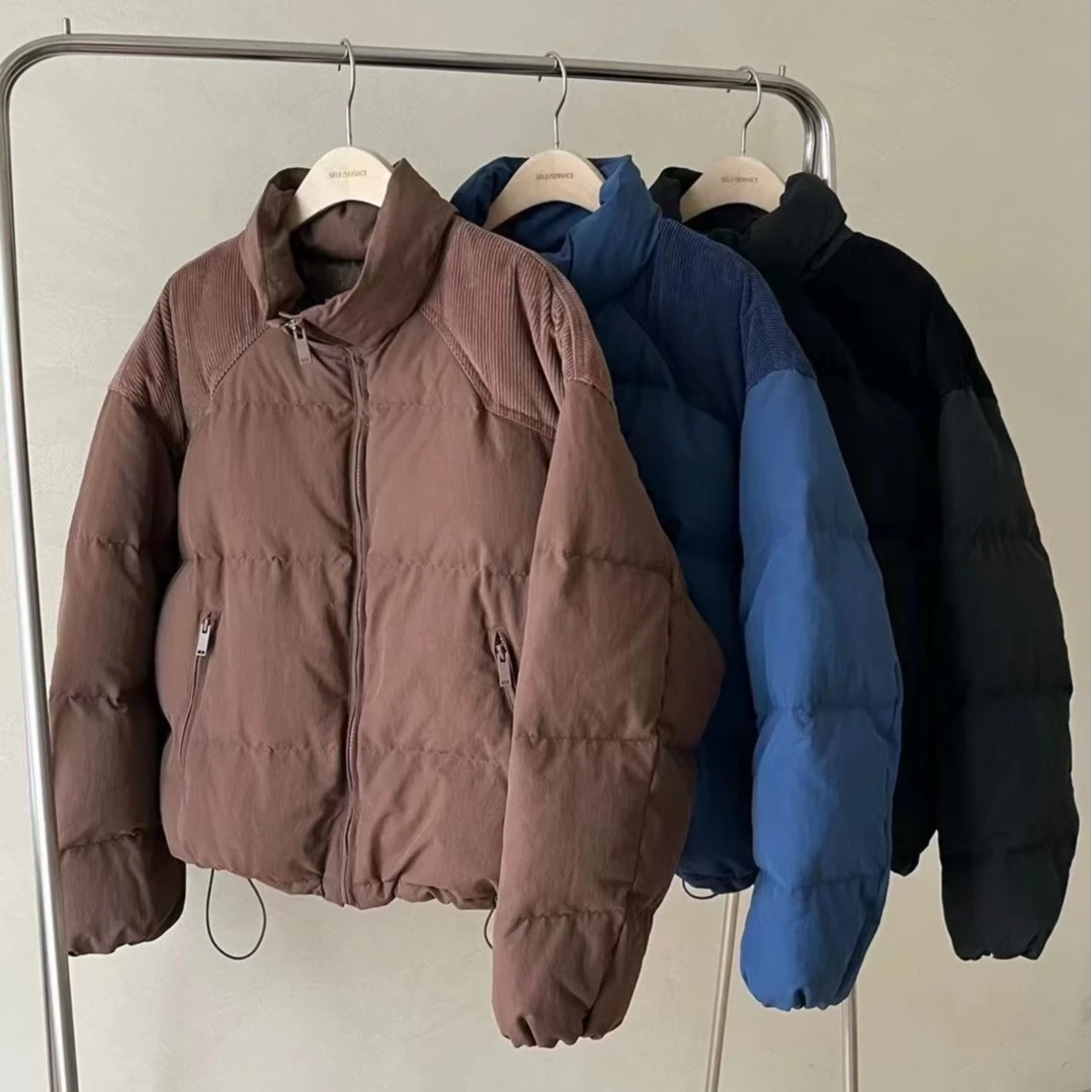 self service 韩国东大门代购2024秋冬新款下摆抽绳羽绒服