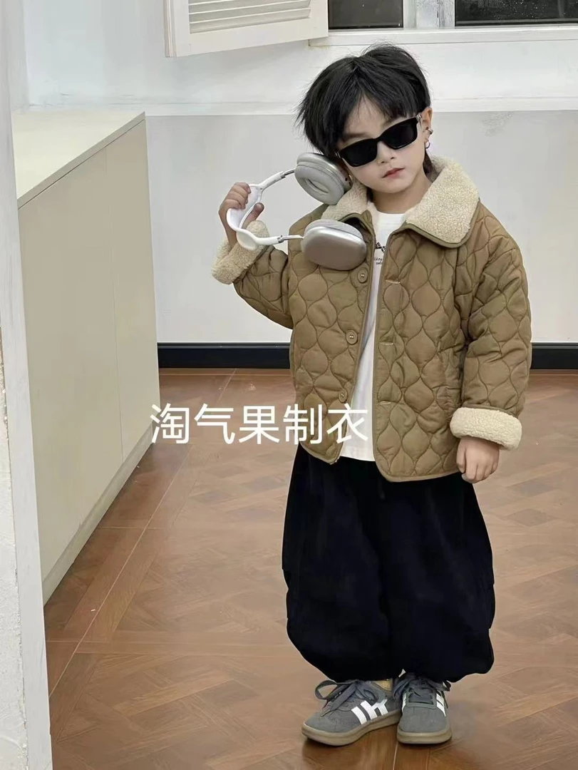 2024秋冬款洋气时尚二棉外套