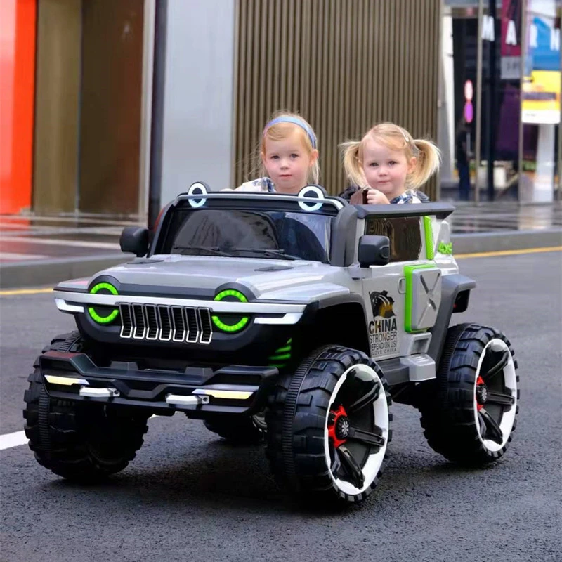 新疆包邮儿童电动汽车可坐大人四驱越野车双人双座带避震动力强劲