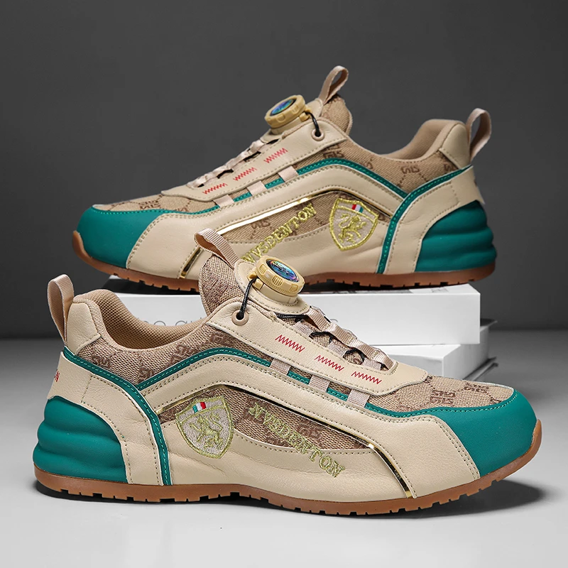 LADVICTORY【轻奢男鞋】手工高端男士时尚百搭潮鞋软底透气跑步国潮