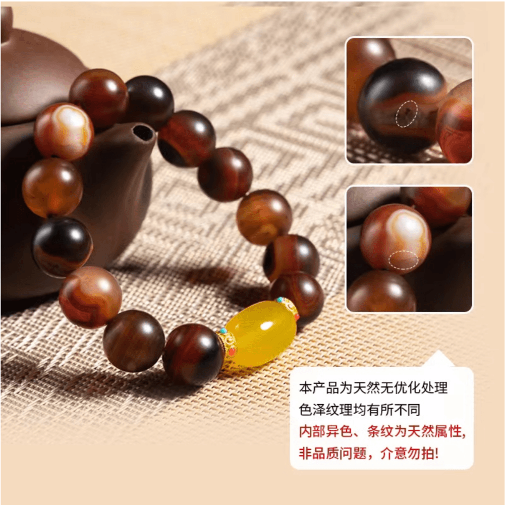 【天乐精选】B11典藏级天然戈壁火玛瑙卡14（多样发一件）
