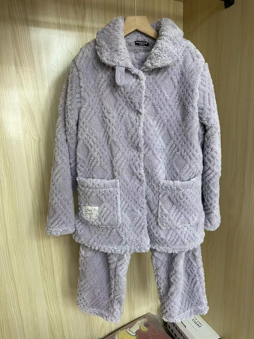 A28冬款加厚【睡衣青仓 卖一套少一套】家居服套装冬款
