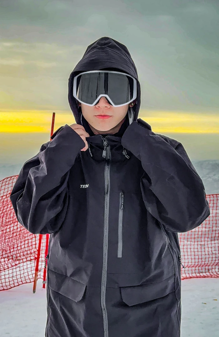 TELSON滑雪服套装男女23新款专业高端3L压胶防水单板