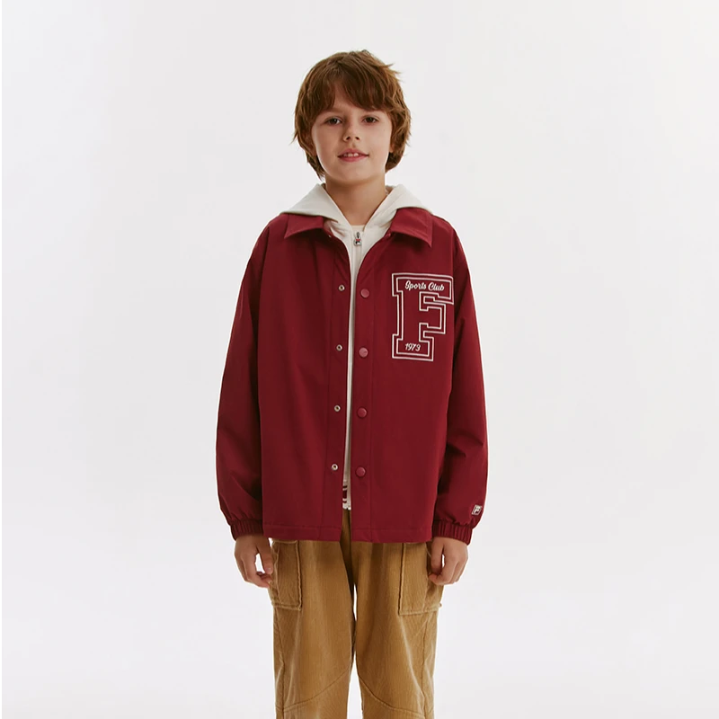 FILA斐乐儿童【学院风两件套】(品质童装)男大童外套K12B431703F