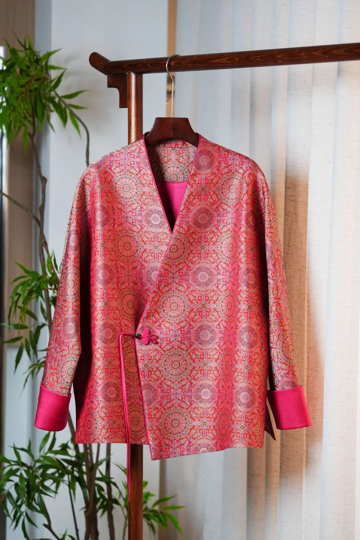 【红人上新】‘八达晕锦’上久楷正品六重纬典藏级宋锦外套83519