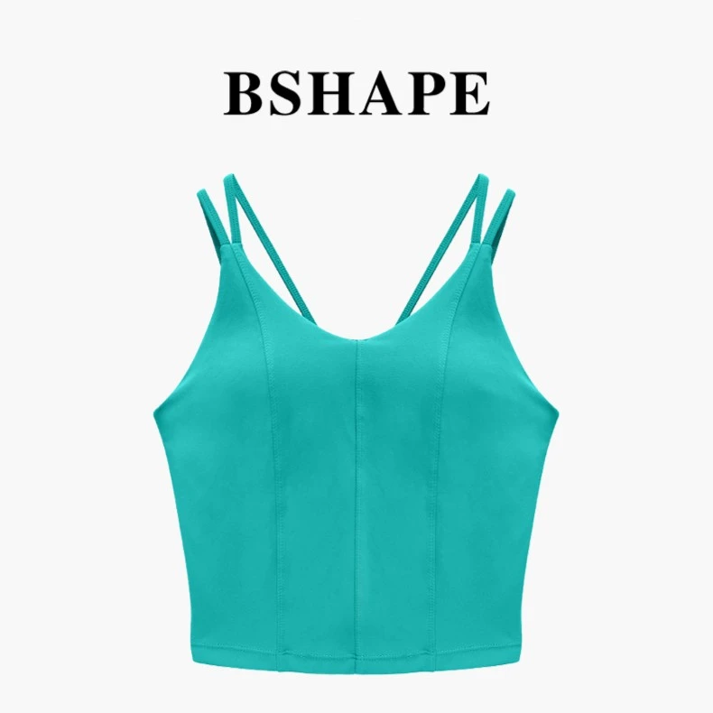 全【高定】&3267瑜伽服背心跑步运动外穿普拉提健身时尚美背上衣