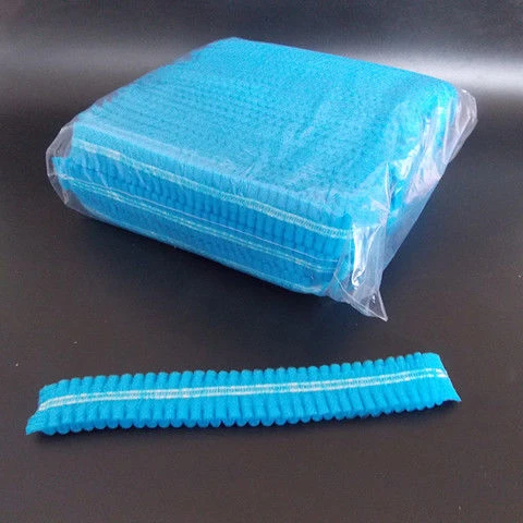 一次性无纺布帽子厨师帽网帽发网工作帽劳保帽防尘帽头套食品车间