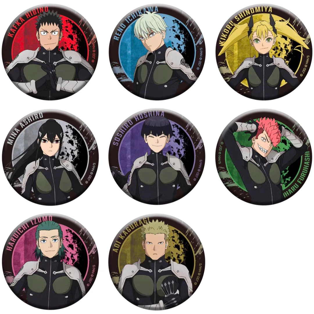 【拆盒】散池 怪兽八号 TV场面写 徽章 1包1个 未成年禁止下单 盲盒