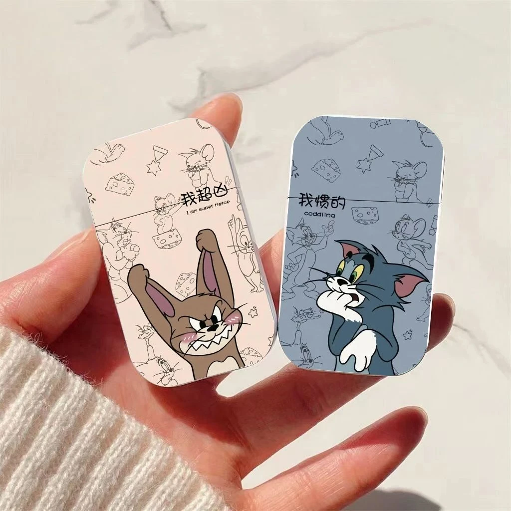 时尚汤姆杰瑞情侣款新颖防风创意粉焰送礼物0情人节打火机卡通