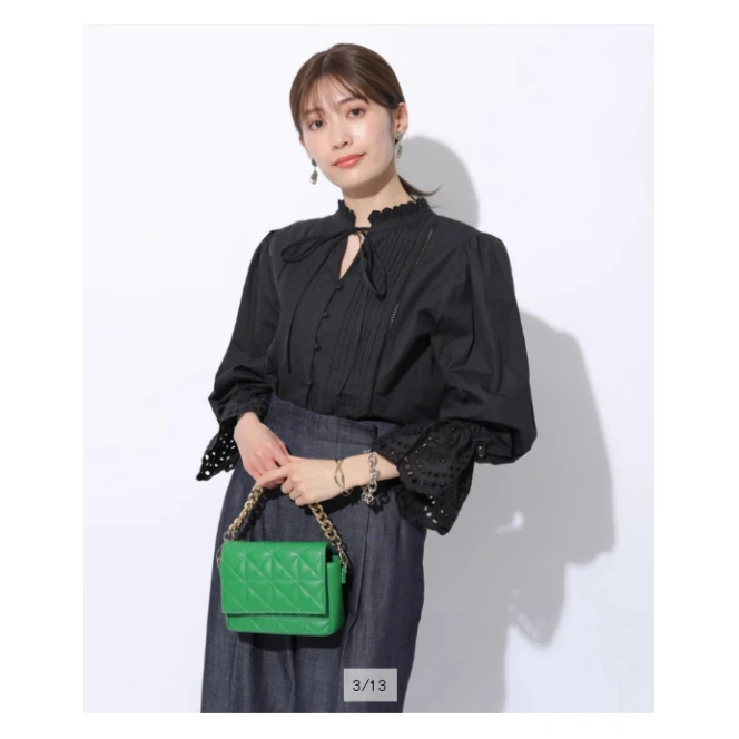 【SAKURA】日系品牌  百搭 A 千金镂空设计感气质刺绣衬衫上衣