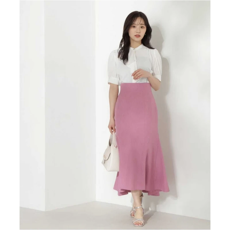 【强哥外贸】 夏季新款 P 气质时尚百搭高腰修身鱼尾半身裙