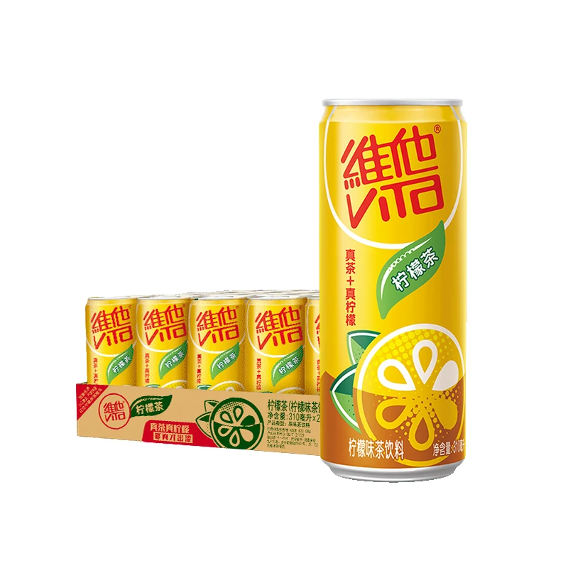 维他柠檬茶310ml*24罐柠檬茶港式风味维他柠檬茶饮料饮品易拉罐茶