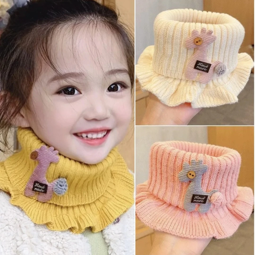 宝宝婴儿秋冬围脖儿童围巾男孩女孩男童女童冬季脖套春秋冬护脖子