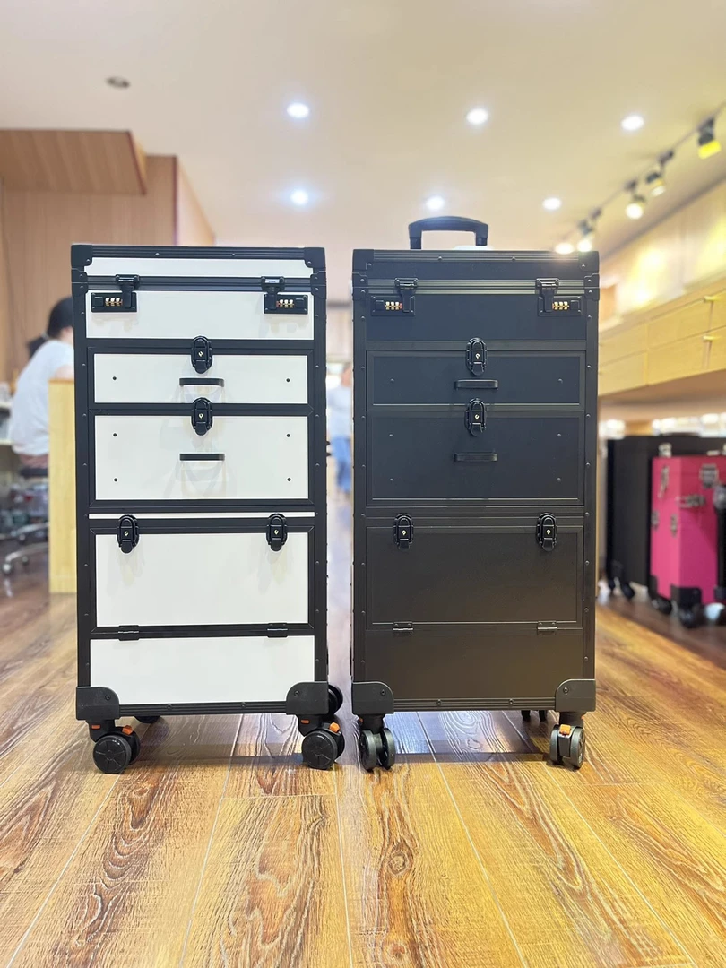 美发专用大型工具箱发廊工具箱大型推车箱子化妆箱拉杆大容量