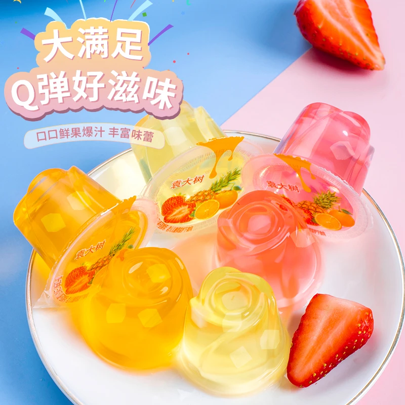 【加量不加价】袁大树即食水果味椰果肉果冻0脂肪批发一整箱